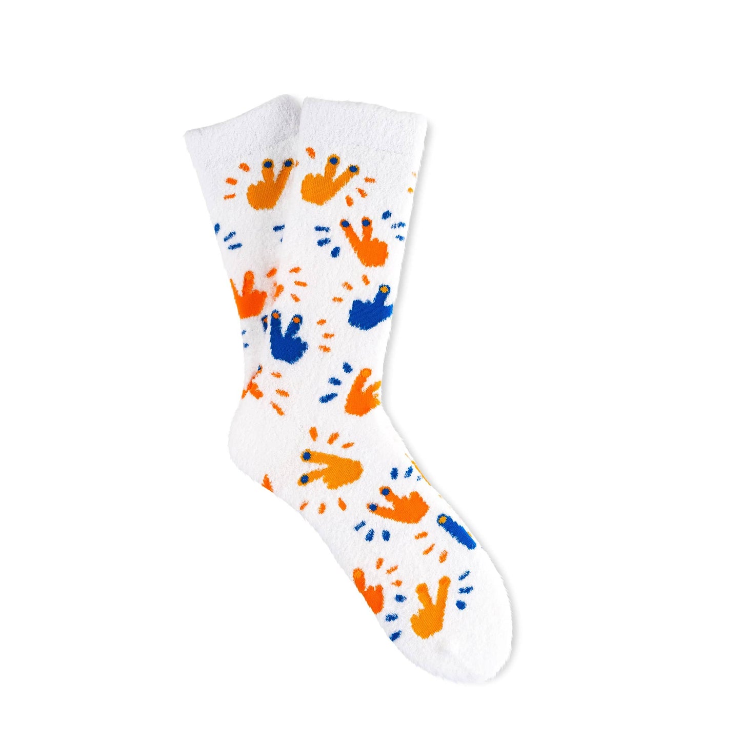 Fuzzy Sock 4 Pair Wild Set