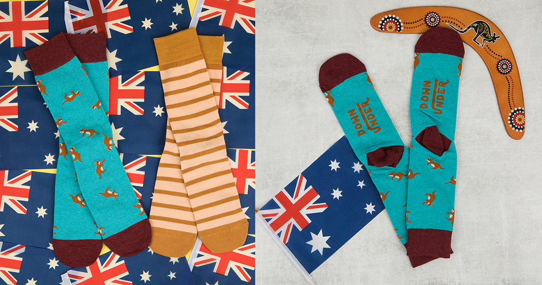 Show Off Your Strong Side with These Boxing Kangaroo Socks