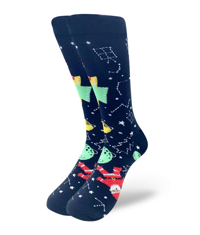 Cosmic Christmas Socks