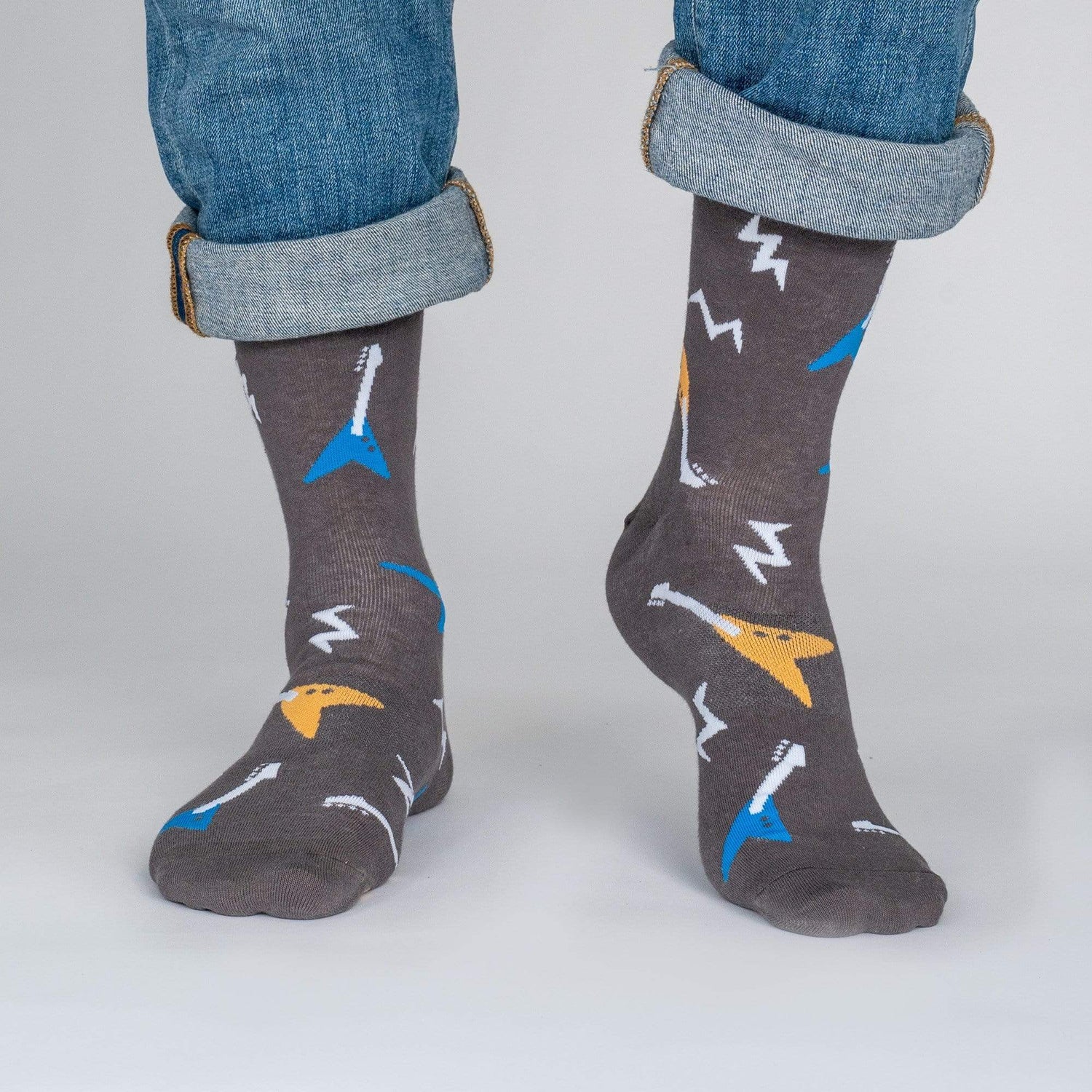 Best Men's Crew Socks - As Seen on Shark Tank - Men's Party Rock 🎸 ...